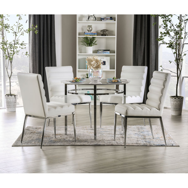 Everly Quinn Brequinn 5 Piece Dining Set & Reviews Wayfair